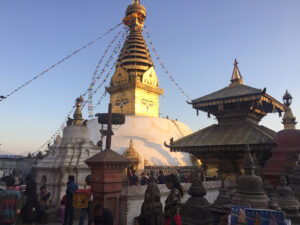 Swayambunath tempel, Kathmandu, Nepal