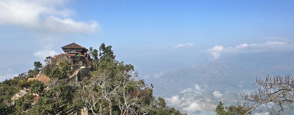 Gorkha Durbar paladset i Nepal