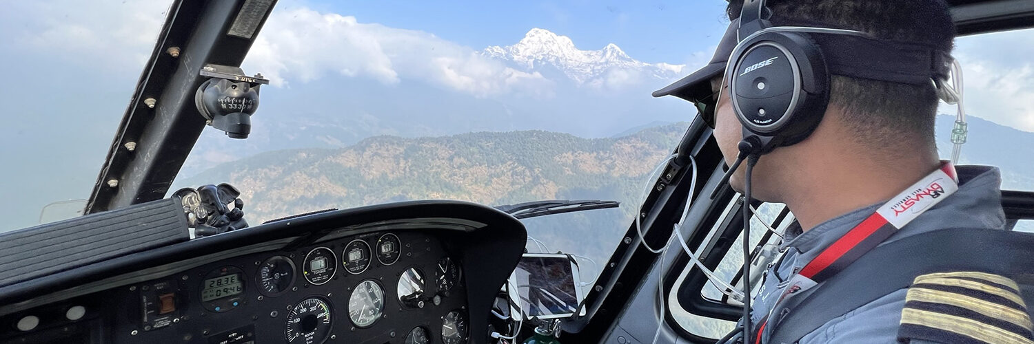 Helikopter Nepal Lars Gundersen